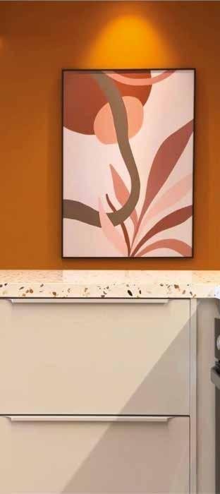 Ambiente decorado com quadros DePoster e Moderna Quadros