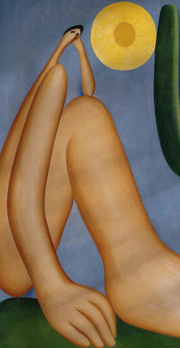 Detalhe do Abaporu, de Tarsila do Amaral — Moderna Quadros