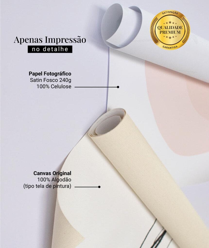 Obra impressa sem moldura